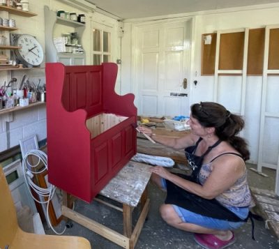 Nancy in Art Workshop