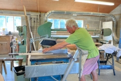 Bob working in workshop